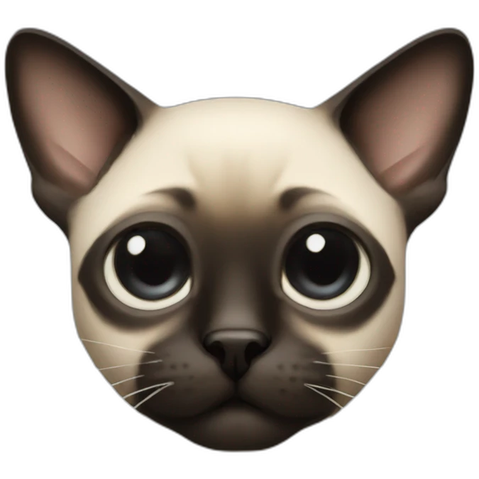 mustache siamese emoji
