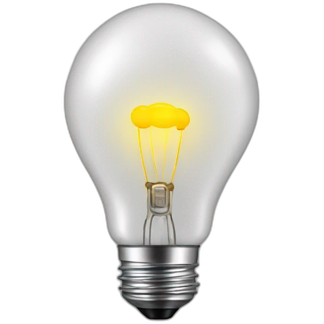 Light bulb emoji