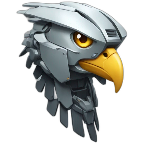 mecha eagle head emoji