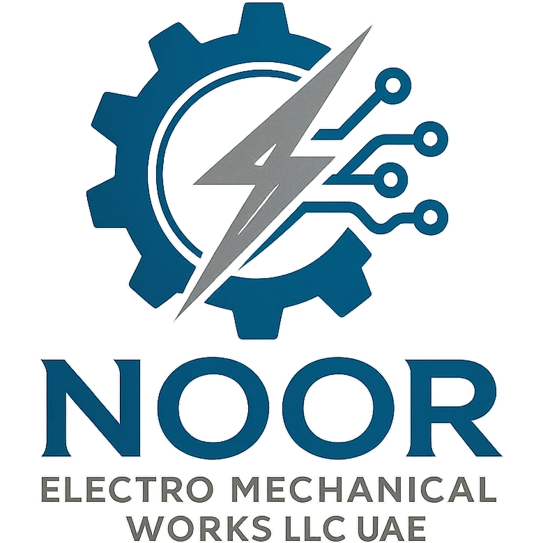 create a logo for company named Noor Electro mechanical Works LLC UAE  emoji