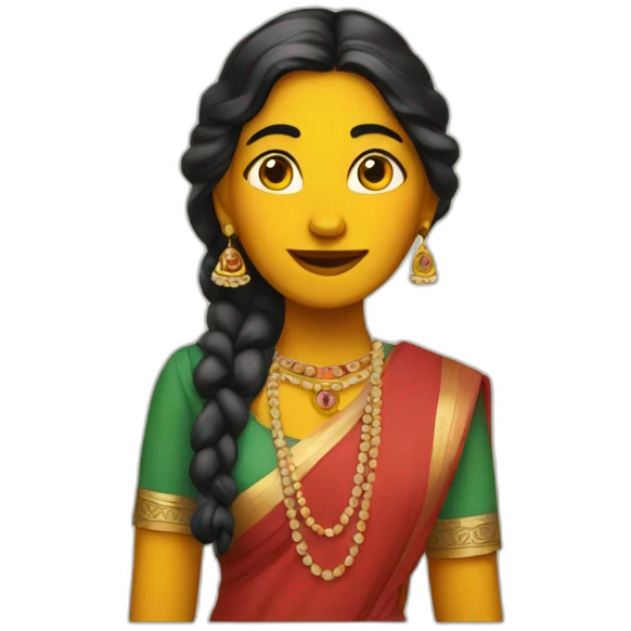 indan lady emoji
