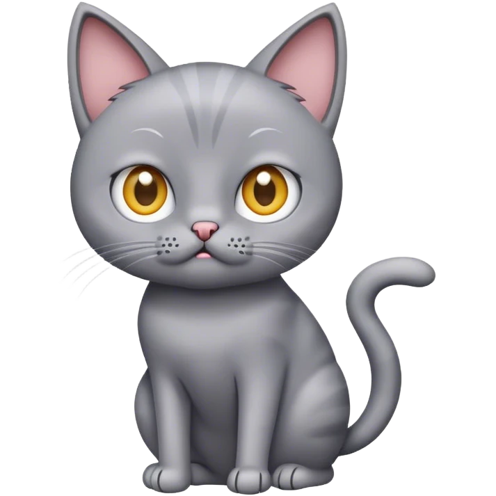 Confused cat  emoji