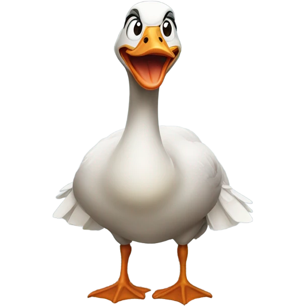 Angry goose emoji