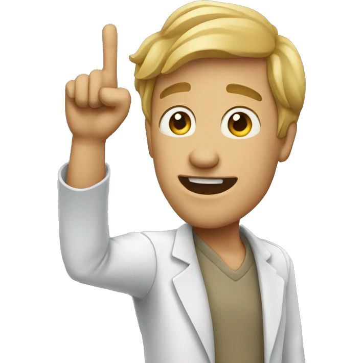 A man waving his finger in your face  emoji