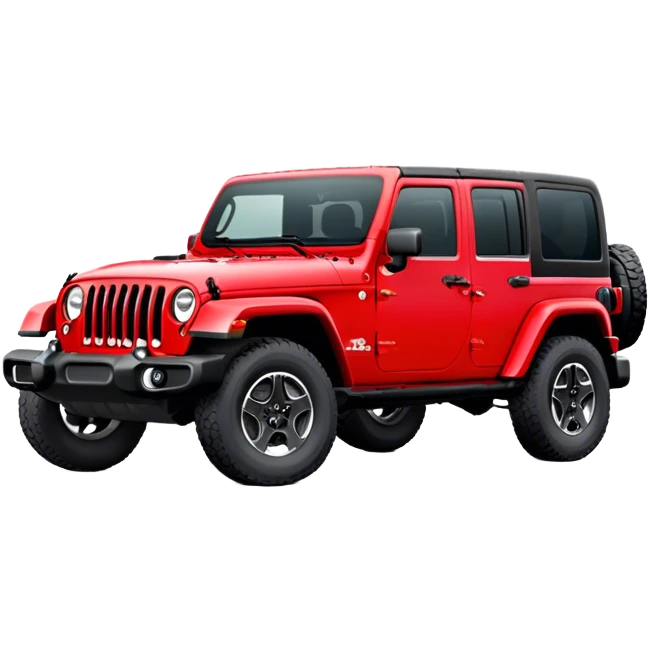 Jeep Wrangler - Jeep (Model Year: 2022) (Iconic colour: Red) emoji
