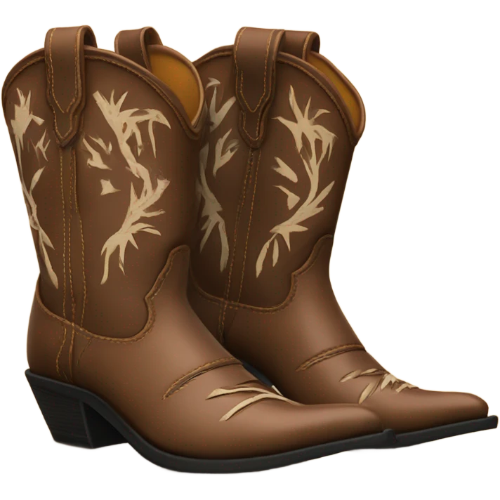 Cowboy boots emoji