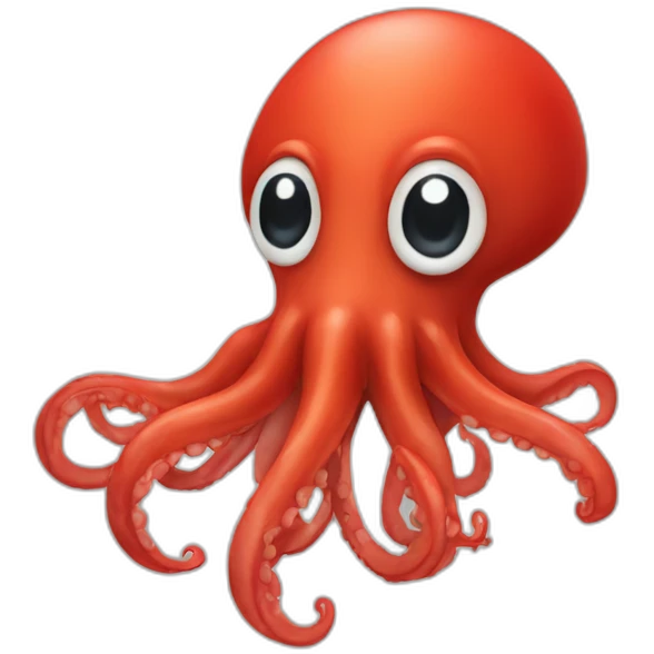 red squid emoji