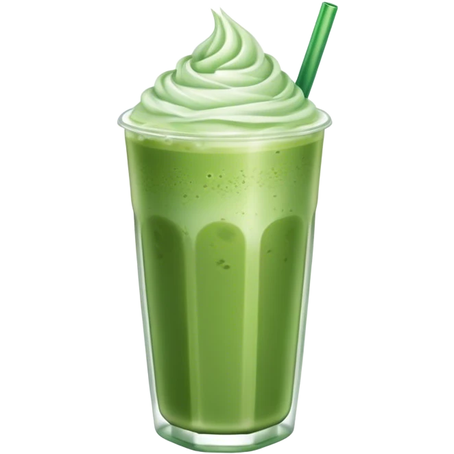 iced matcha latte emoji