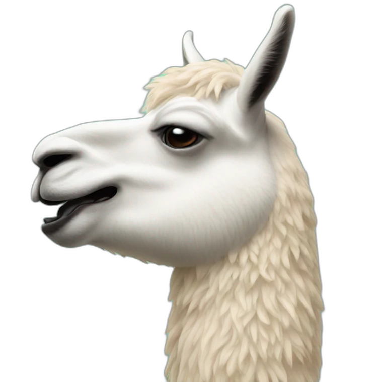llama vaping emoji