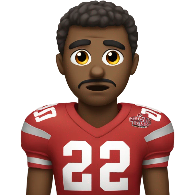 Sad buckeye fan emoji