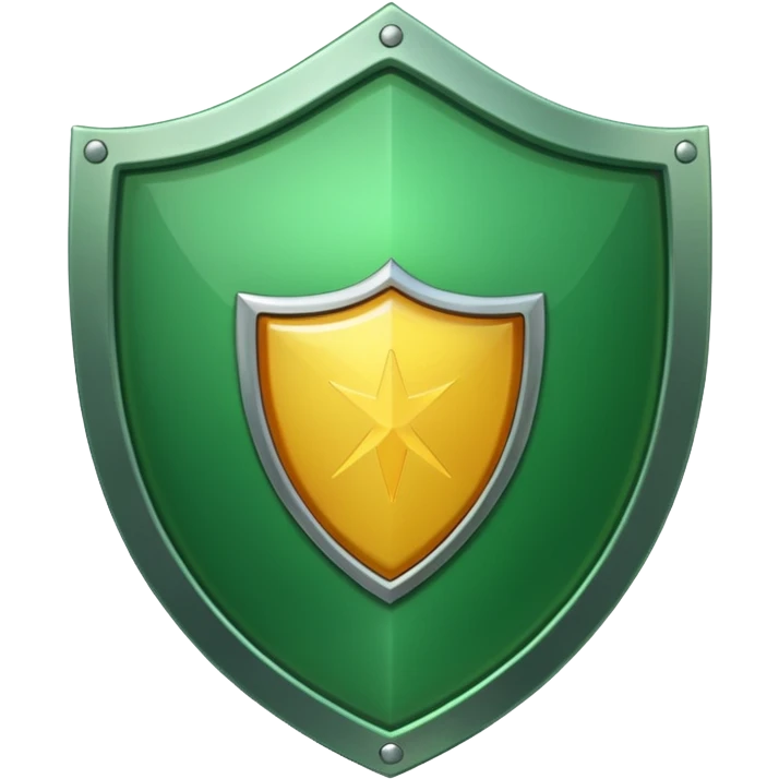 green shield emoji