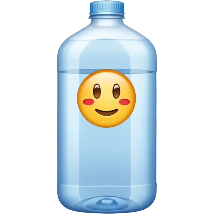 plastic bottle with 2 litr text emoji