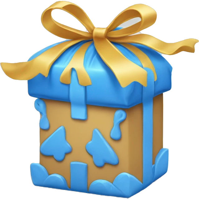 cadeaux bleu emoji