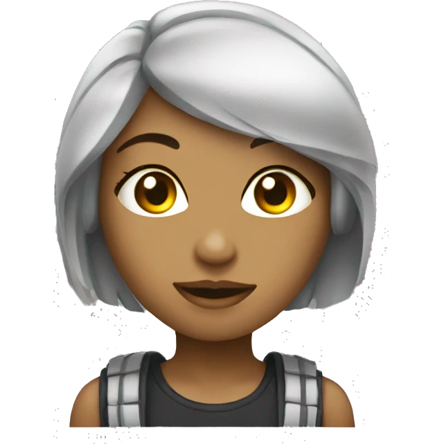 Techno girl emoji