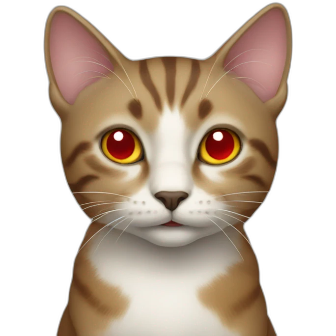 Cat with red letter R emoji