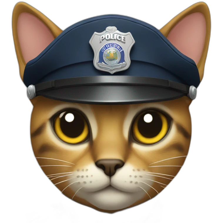 Police cat emoji