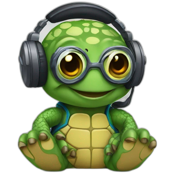 Dj Turtle emoji