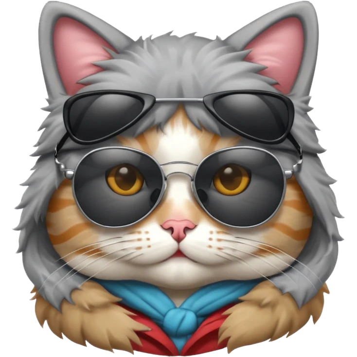 Cat wearing sunglasses emoji