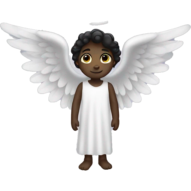 angel with black wings  emoji