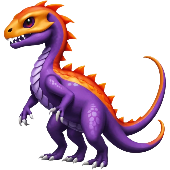 Shiny Duskull-Salandit-Charmeleon-Fakémon-hybrid-creature (full body)  emoji