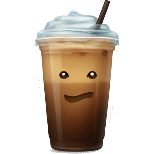 Iced coffee  emoji