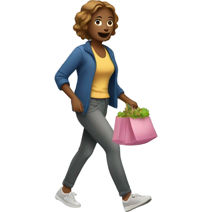 Mom running errands emoji