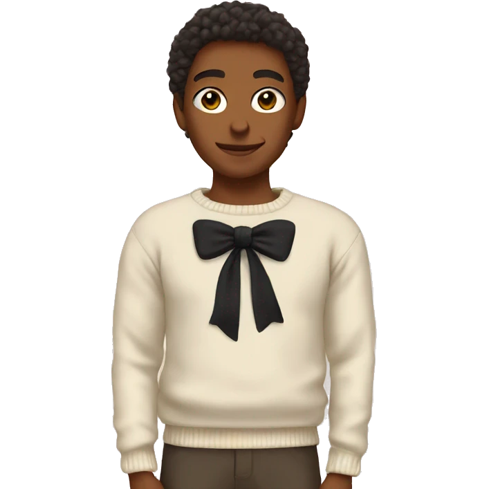 Bow sweater emoji