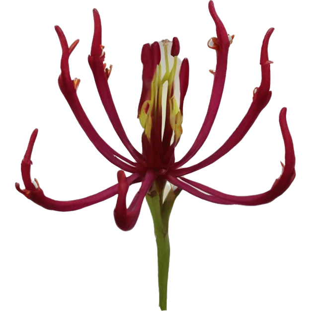 dark red gloriosa superba emoji
