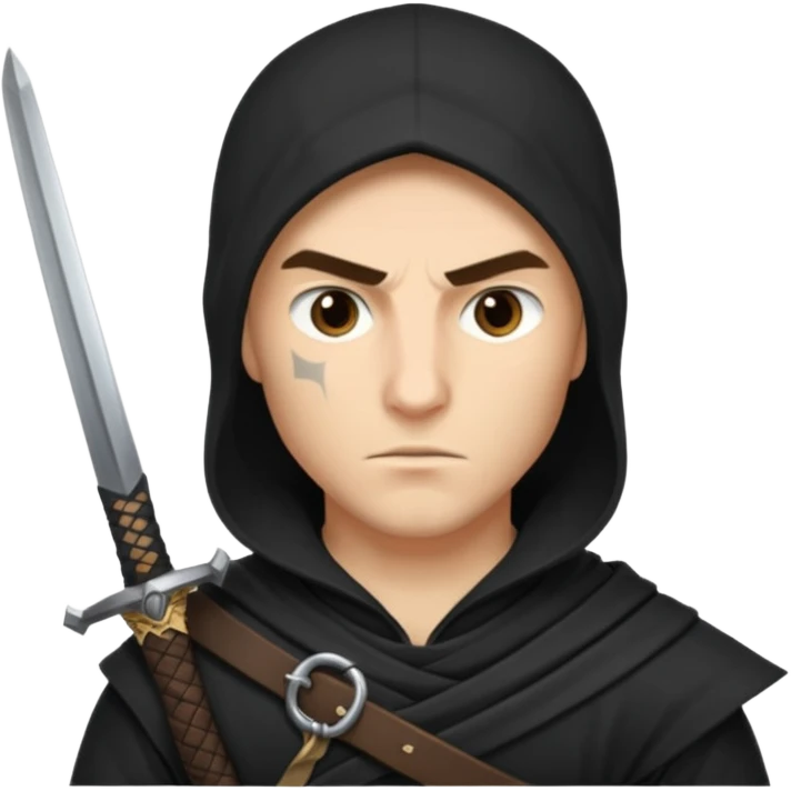asasin with sword emoji