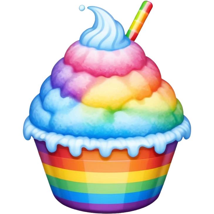 shaved ice
 emoji