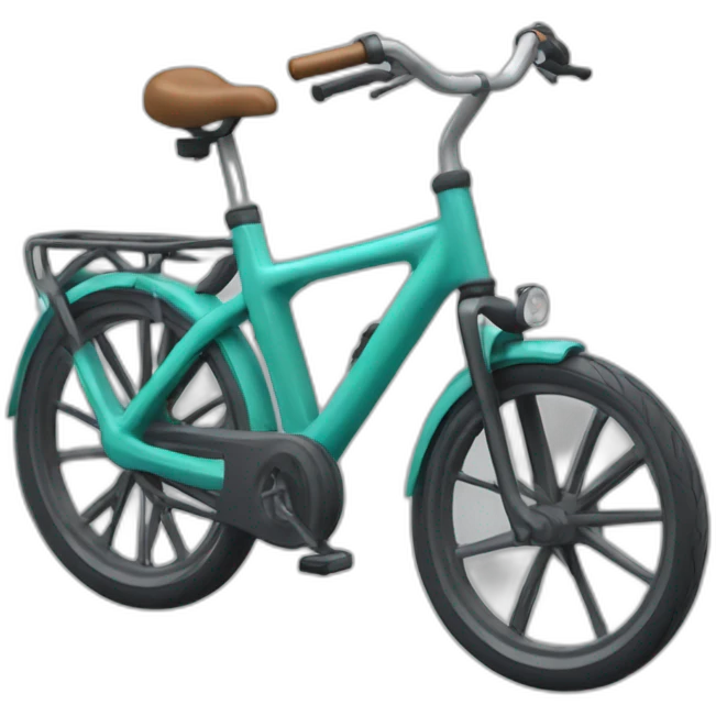 Vélo qui tombe d'une falaise emoji