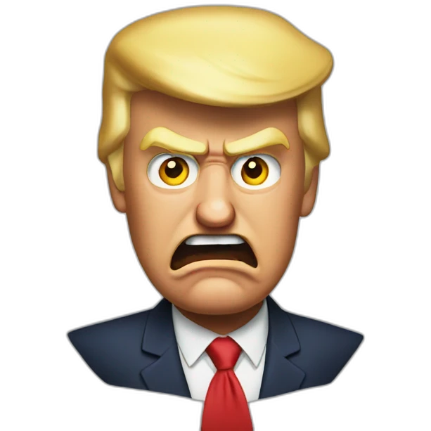 Donald trump angry emoji