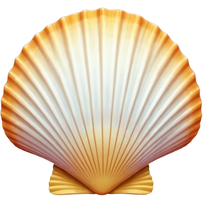 Un emojin de concha de vieira  emoji