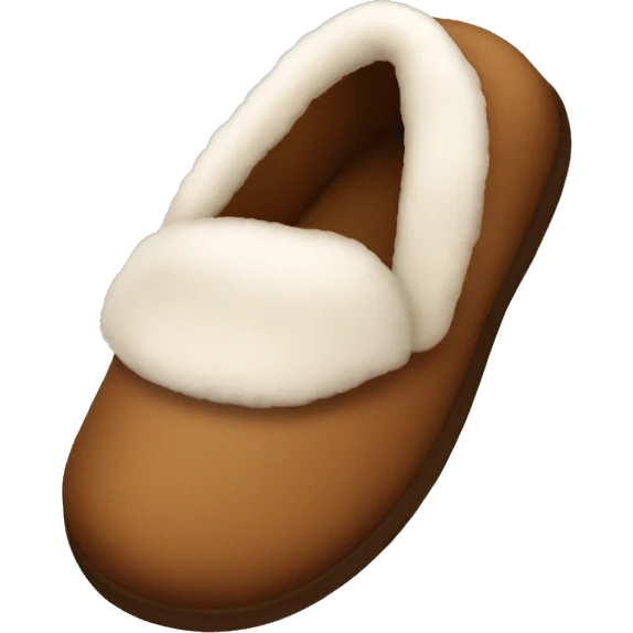 slipper brown emoji