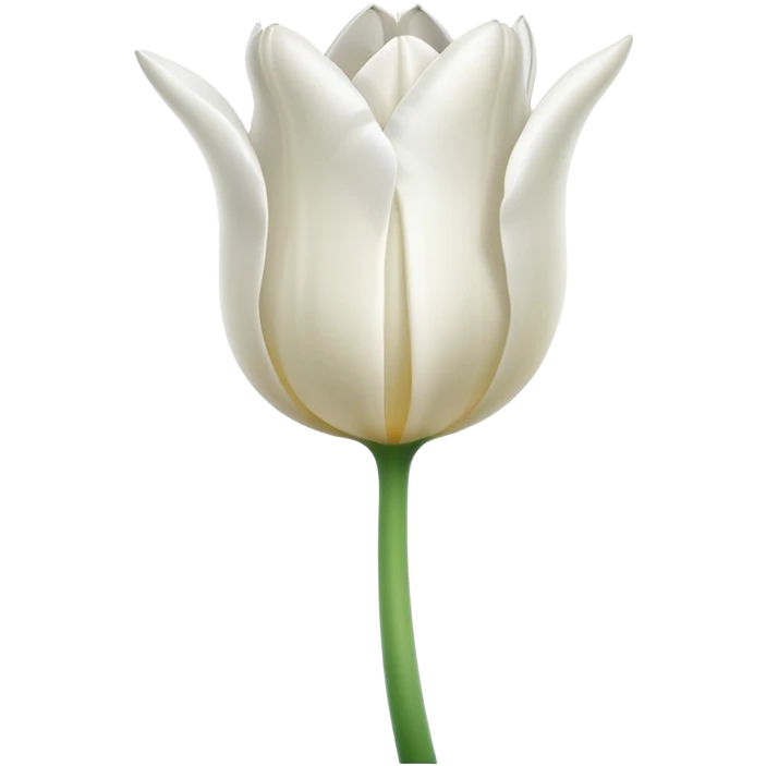 white tulip emoji