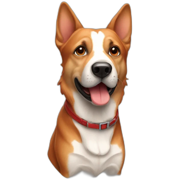 Chien rouge emoji