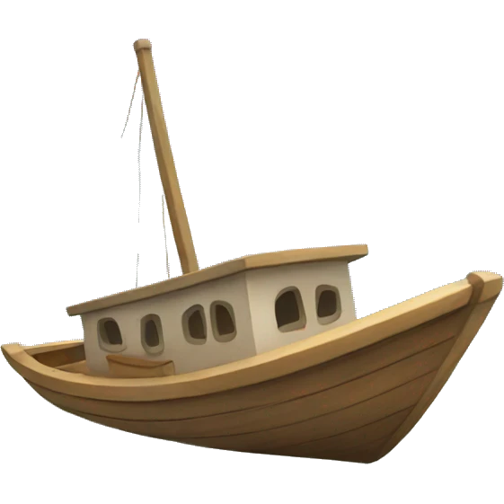 Cat boat emoji