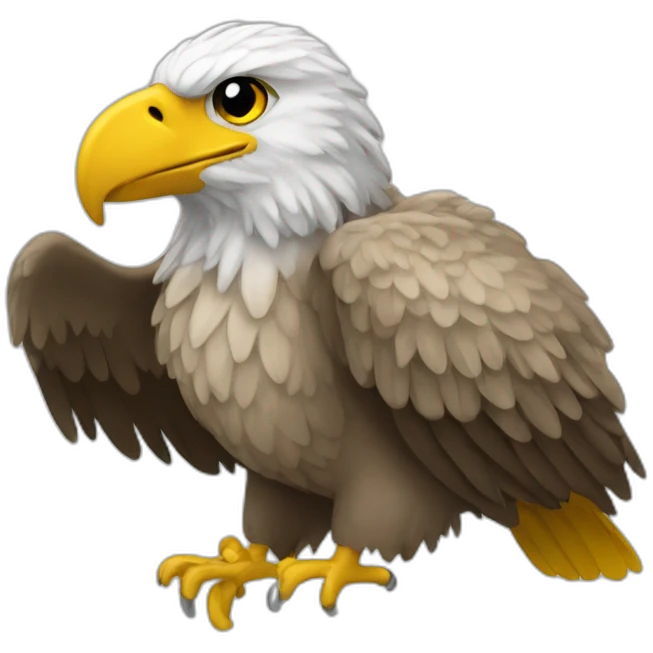 Aigle albanais emoji