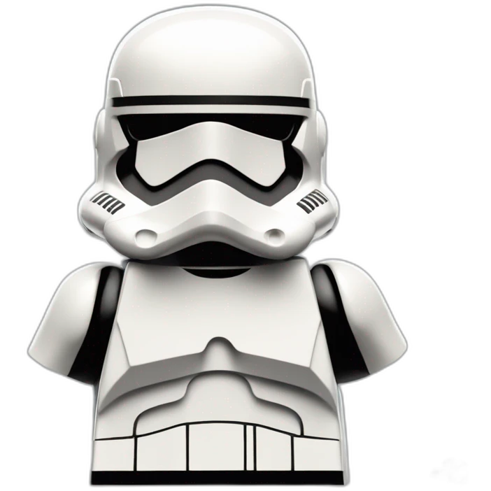 Stikcer of Lego Star Wars Trooper emoji
