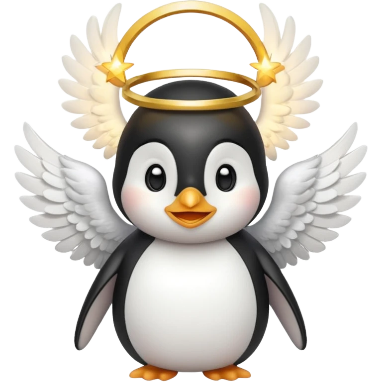 penguin angel emoji