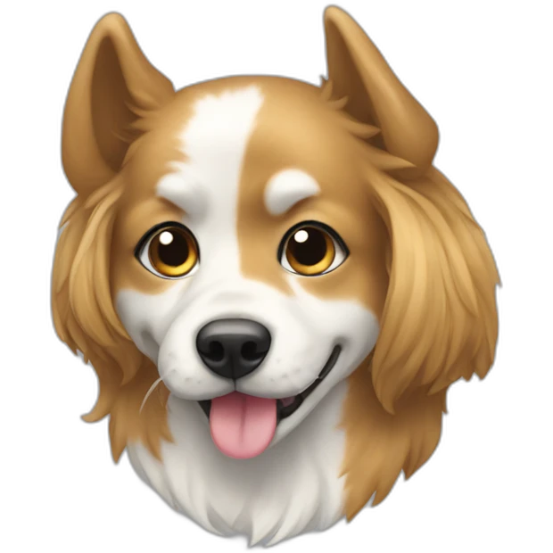 Chien sur cha emoji