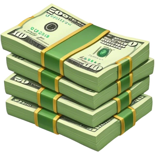 Traces of cash emoji