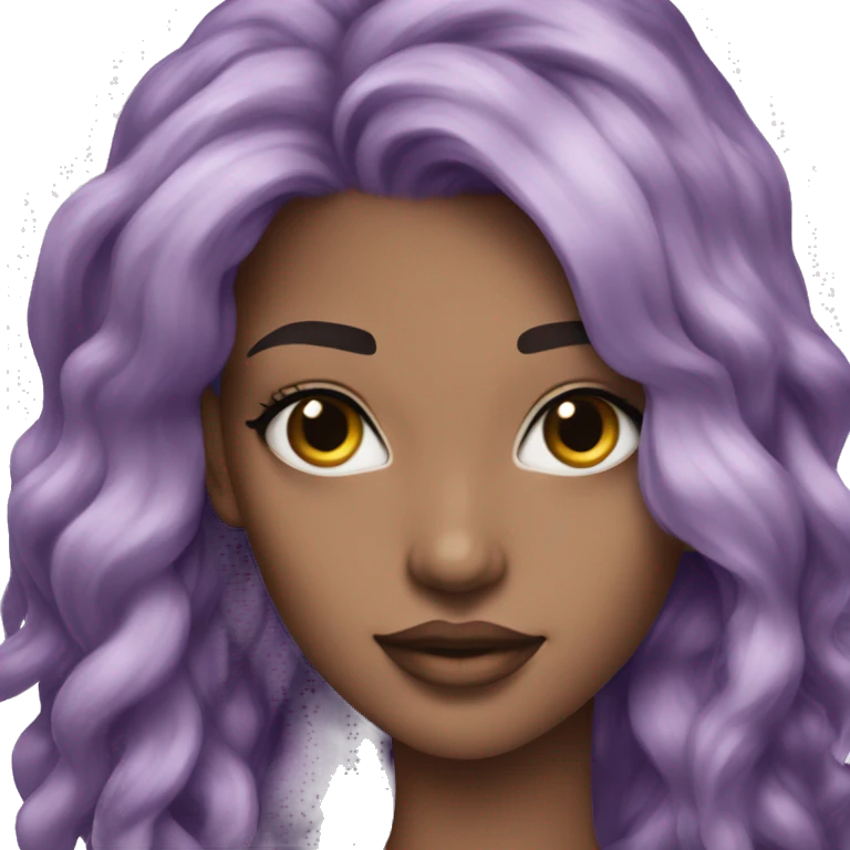 Brume Victoria secret purple hair emoji
