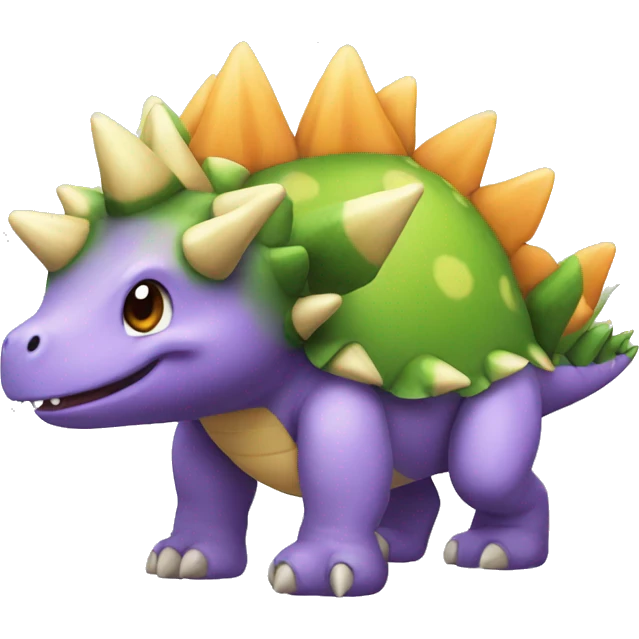 cute stegosaurus pokemon emoji