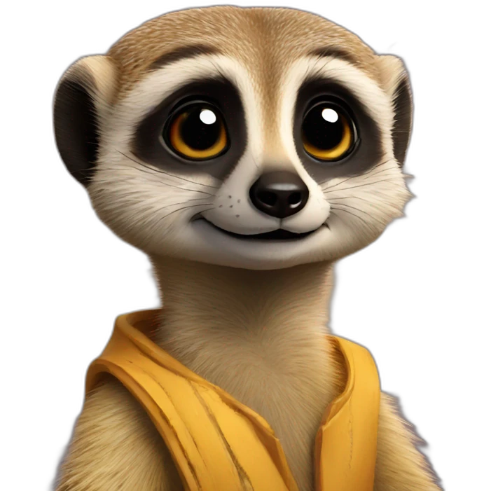 Meerkat good night emoji