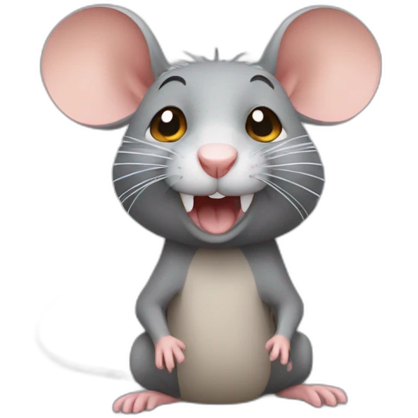 Rat qui sourie emoji