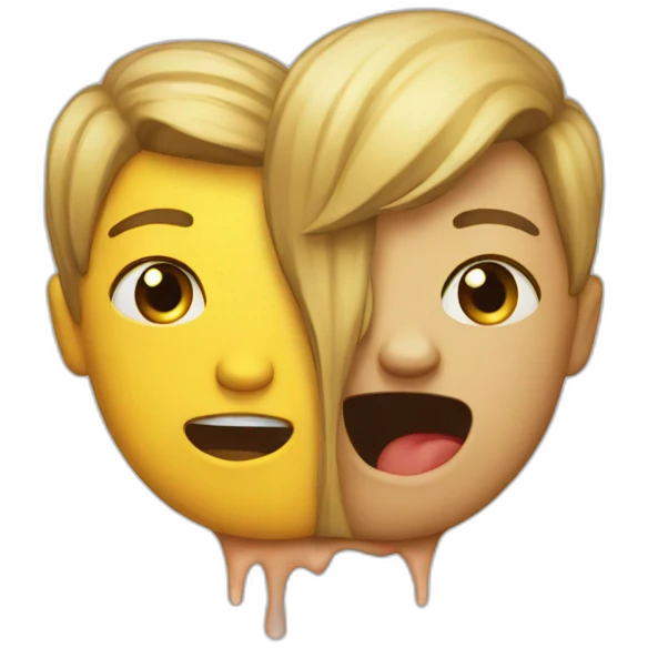 Love and cry emoji