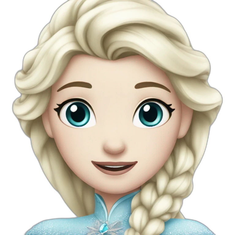 Frozen princess emoji