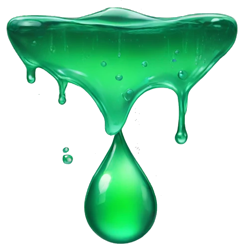 Green  Water Drip emoji