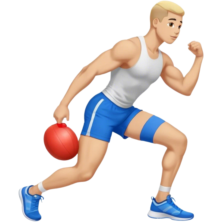 glute-bridges-exercise guy with blue shorts  emoji